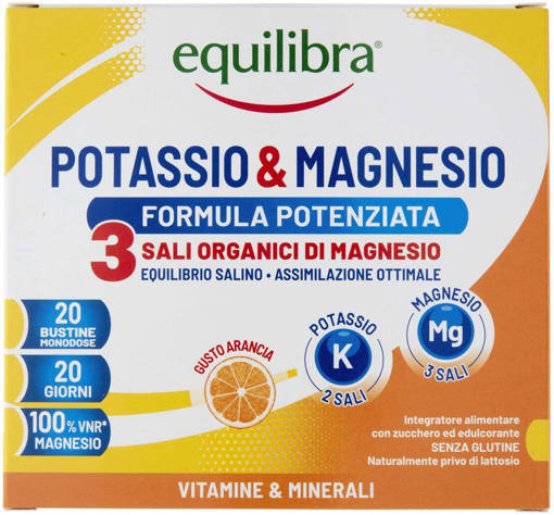 Equilibra Potassio & Magnesio 3- 20 Buste 104 g