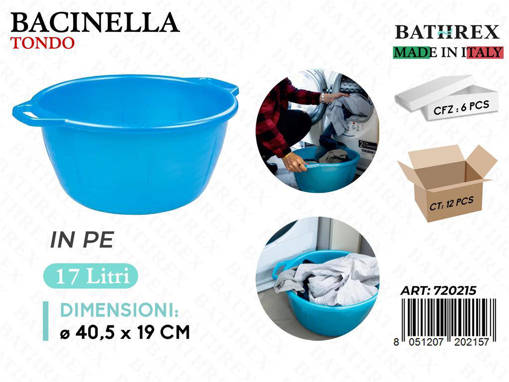 Bathrex Bacinella Tondo Pe D.40