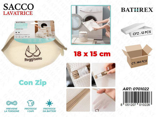 Bathrex Sacco Salvareggiseno Beige 18*15Cm