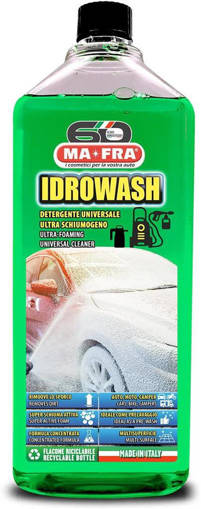 Idrowash 1 Litro Detergente Schiumogeno/Prelavaggio X Idropulitrice Ma-Fra 