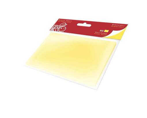PIGNA - MISTER MEMO - 0224719 STICKERS GIALLI  F.TO 7,6X12,7 CM FF 100