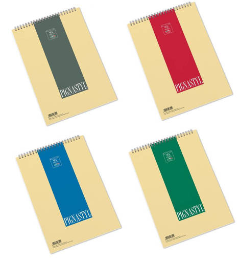 PIGNA - PIGNASTYL - 0215628_1R BLOCCO A4 SPIRALATO 60 FF 80 GR 1R
