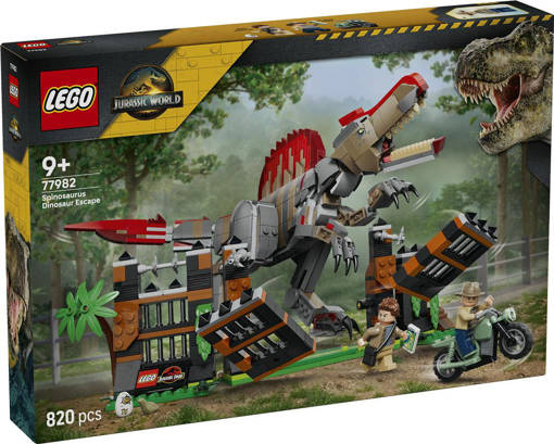 Lego Jurassic World 77982 Fuga dal dinosauro Spinosauro