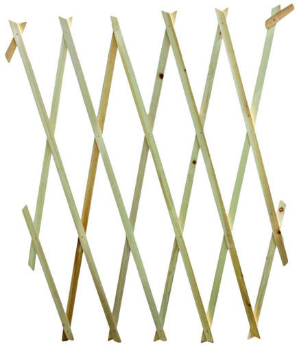 Kombo Traliccio Grigliato In Legno Per Giardino Estensibile Fino A  2 Mt X 32 Cm