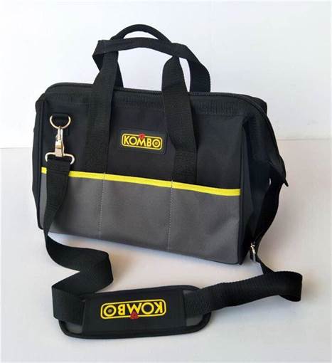 Kombo Kombo Softbag 13" Borsa Portautensili  (34X23X25Cm) In Poliestere 600X600 Den Con Tracolla E 6 Tasche ad Inserti, Basette In Plastica.