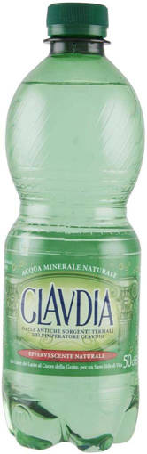 1 Bottiglia Acqua Claudia Eff. Naturale Lt. 0,5