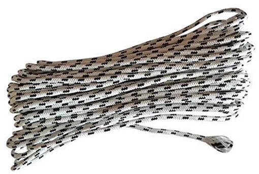 Kombo Treccia Nylon Seghettata, Bianca Rossa E Blu, Diam. 4Mm, L= 20Mt.