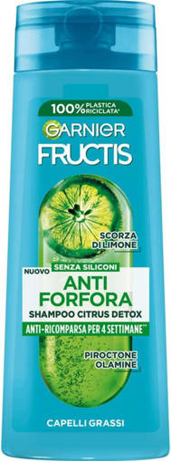 Fructis Shampoo Antiforfora All'Estratto Di Scorza Di Limone Citrus Detox 250 ml