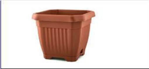 Blumax Vaso Octagon con Sottovaso 35x35cm - 19lt
