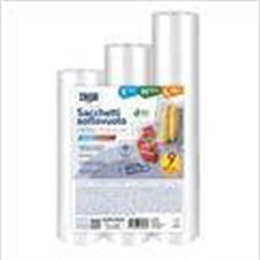 Irge Set Sacchi Sottovuoto 3 Pz 17X3M + 20X3Mt + 25X3Mt