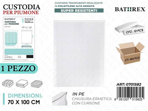 Bathrex Custodia Per Piumone 70*100Cm 1Pz