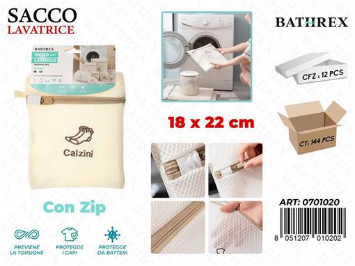 Bathrex Sacco Salvacalzini Beige 18*22Cm