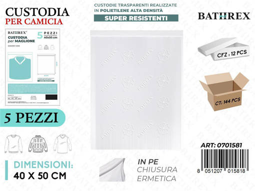 Bathrex Custodia Per Maglione 40*50Cm 5Pz