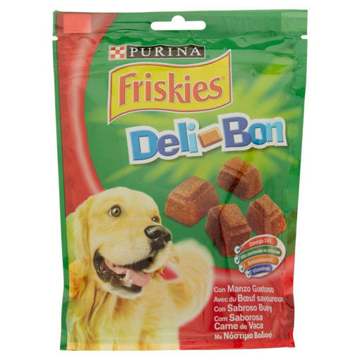 Purina Friskies Snack Cane Delibon, Manzo, 130 gr