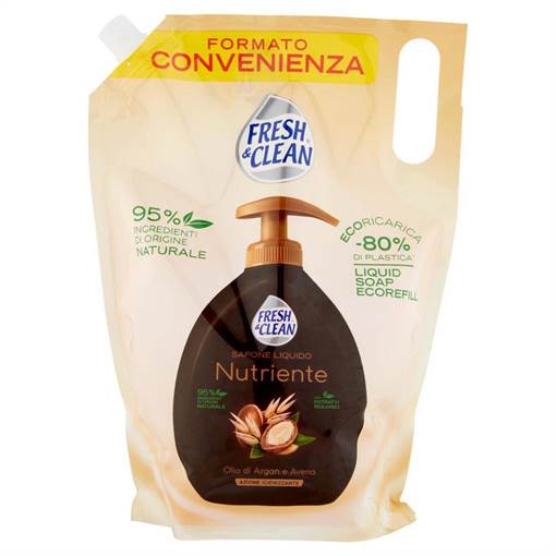 Fresh&Clean Ecoric Nutriente Olio Di Argan E Avena 1 Lt