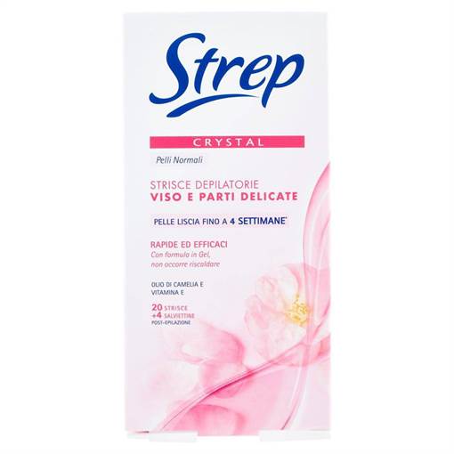 STREP STRISCE DEPILATORIE VISO CRYSTAL 20PZ
