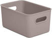 Tatay Cesta Ordinazione Baobab, Misura M, 5 litri, Tortora, 27,2x18,1x13 cm