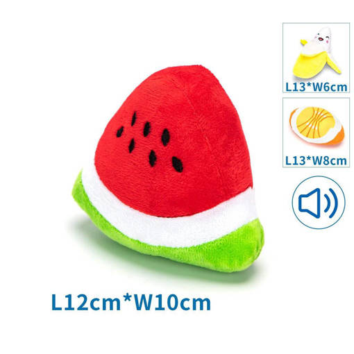 Frutta di peluche sonora