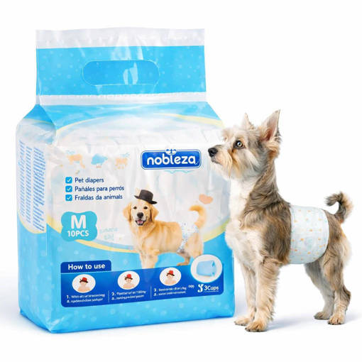 Nobleza Pannolini per cani maschi 10pz M
