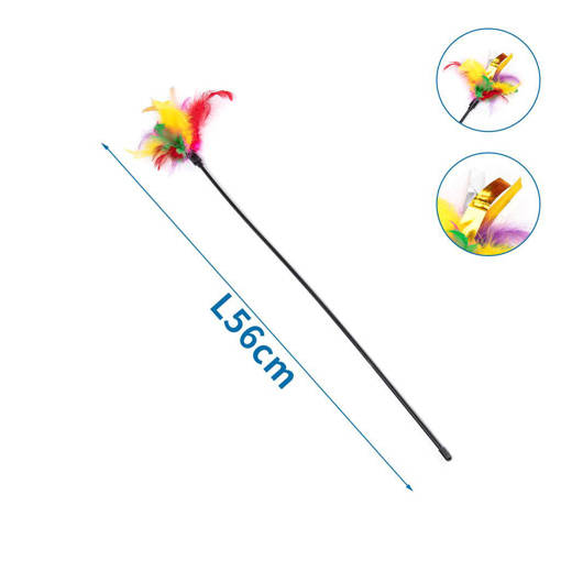 Nobleza Bacchette per gatti a colori misti L56cm