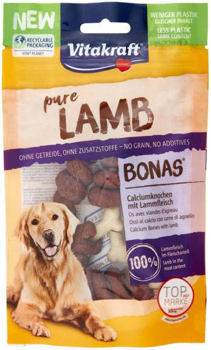 Vitakraft LAMB Bonas ossi al calcio c. agnello,80g