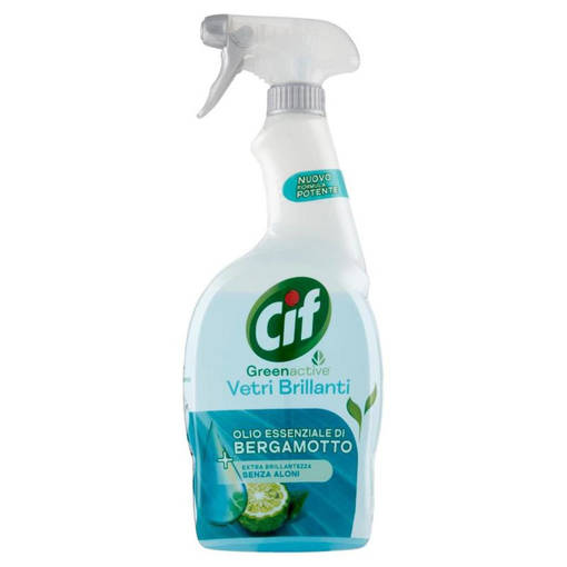 CIF SPRAY GREEN VETRI BRIL.650ml BERGAM.