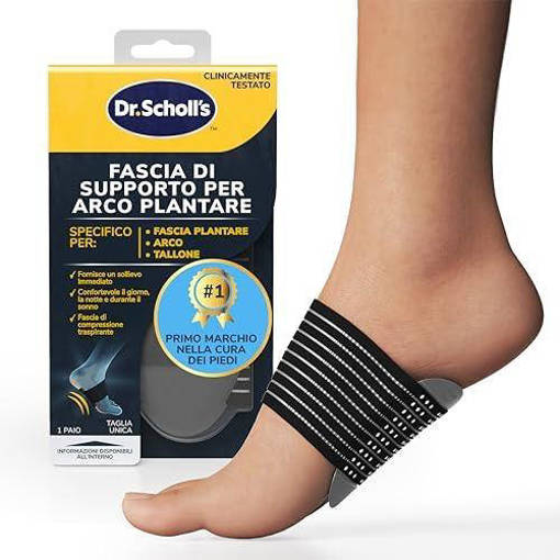 SCHOLL Fascia Di Supporto Per Arco Plantare 2 Pezzi