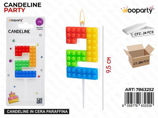 WOOPARTY CANDELINE MATTONCINI N2