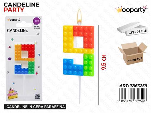 WOOPARTY CANDELINE MATTONCINI N9