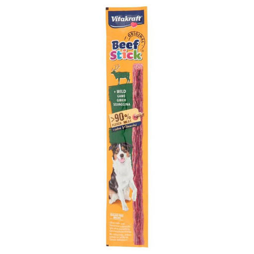 Vitakraft Beef-Stick con selvaggina 12 gr