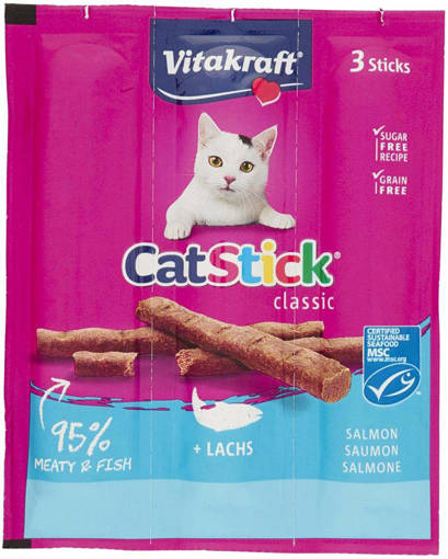Vitakraft Cat-Stick salmone MSC 3 pz 18 gr