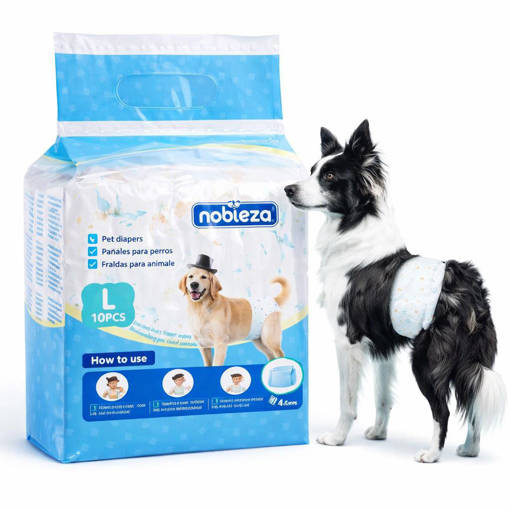 Nobleza Pannolini per cani maschi 10pz L