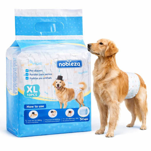 Nobleza Pannolini per cani maschi 10pz XL
