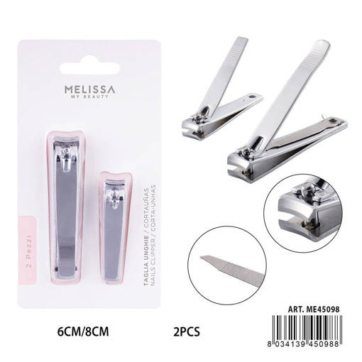 Melissa Tagliaunghie Acciaio 6Cm/8Cm 2Pz