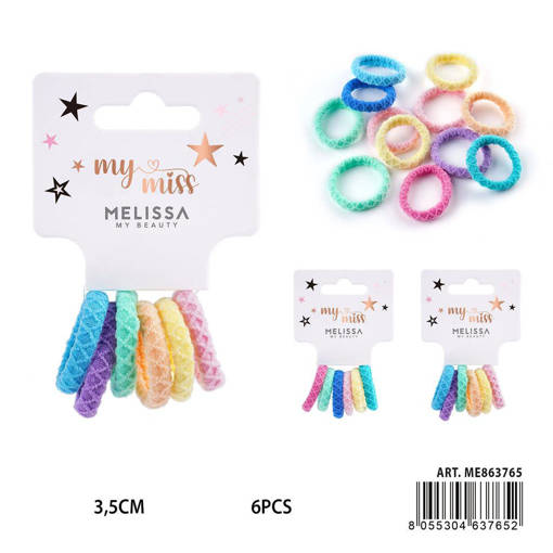 MELISSA ELASTICO CAPELLI 3.5CM 6PZ -