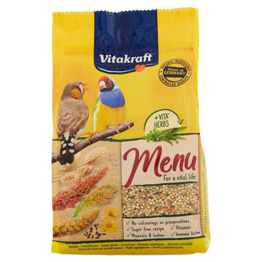 Vitakraft Menu per uccelli esotici 500 gr