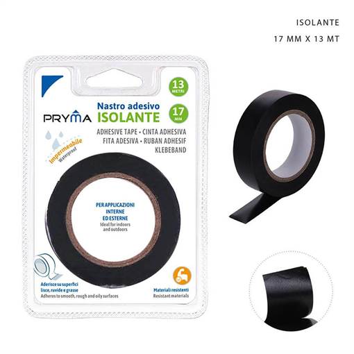 Pryma Nastro Isolante 17Mmx13M Nero Bl. 0029382