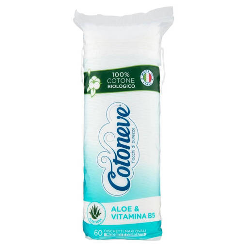 COTONEVE 60 MAXI DISCH.OVALI CON ALOE