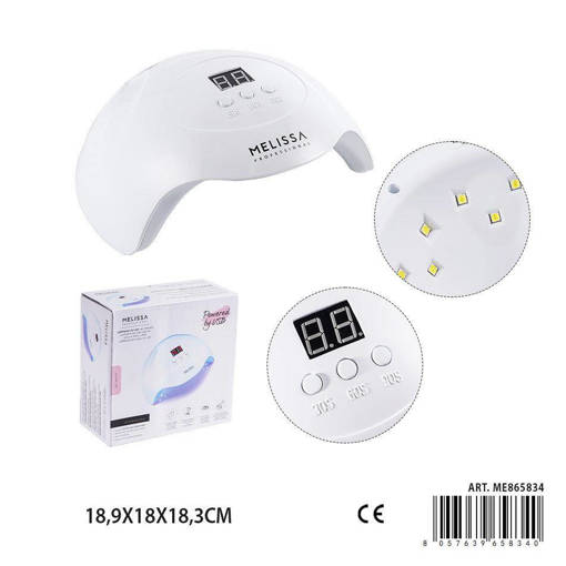 Melissa Lampada Uv/Led 36W 20X18X8.3Cm Bianco