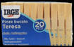Irge Pinze Bucato Teresa 20 pezzi Beige