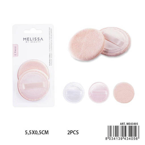 Melissa Piumino Cipria 5.5X0.5Cm 2Pz