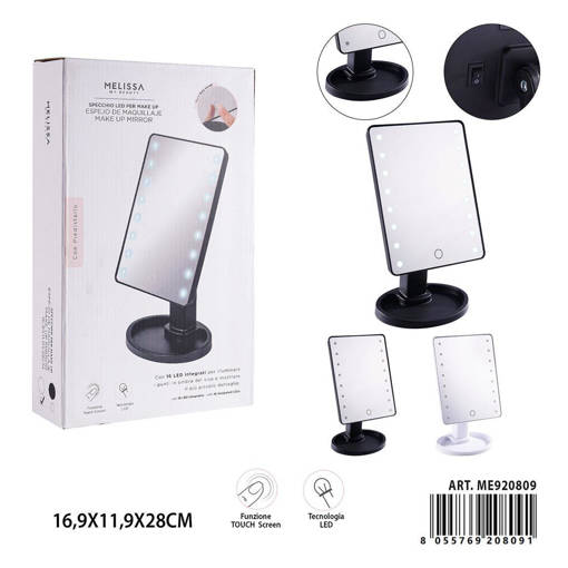 Melissa Specchio Luci Led T/Screen 16.9X11.9X28Cm