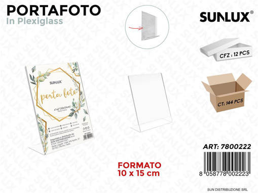 Sunlux Portafoto In Plexiglass F.To 10*15Cm /Pz Da 12**