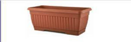 Blumax Balconetta con Sottovaso 50x19x16,5h - 5lt 