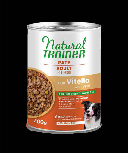 Natural Trainer Wet Mant Patè Vitello 400Gr