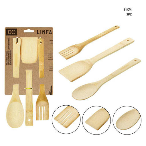 Dc Casa Paletta Bamboo 31Cm 3Pz