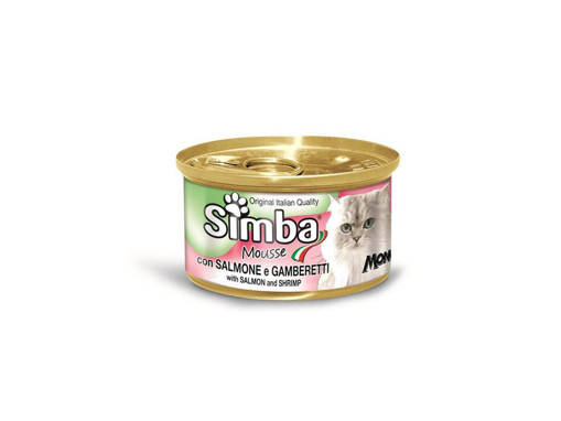 Simba Gatto Mousse 85gr SALMONE E GAMBERETTI