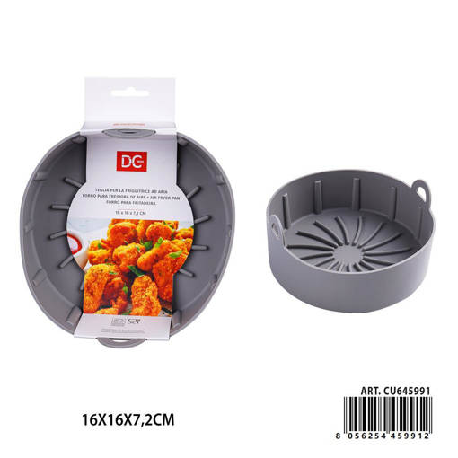 Dc Casa Teglia Silicone Friggit.Aria 16X16X7.2