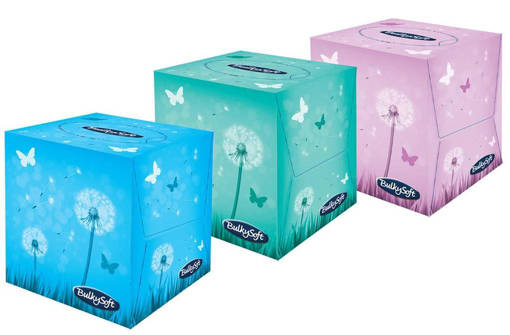 Bulkysoft Veline Cubo 3 Veli 60 Pezzi