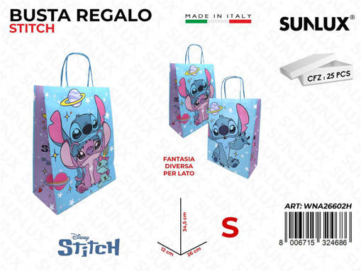Wooparty Busta Regalo Stitch Ass 26*12*34.5Cm